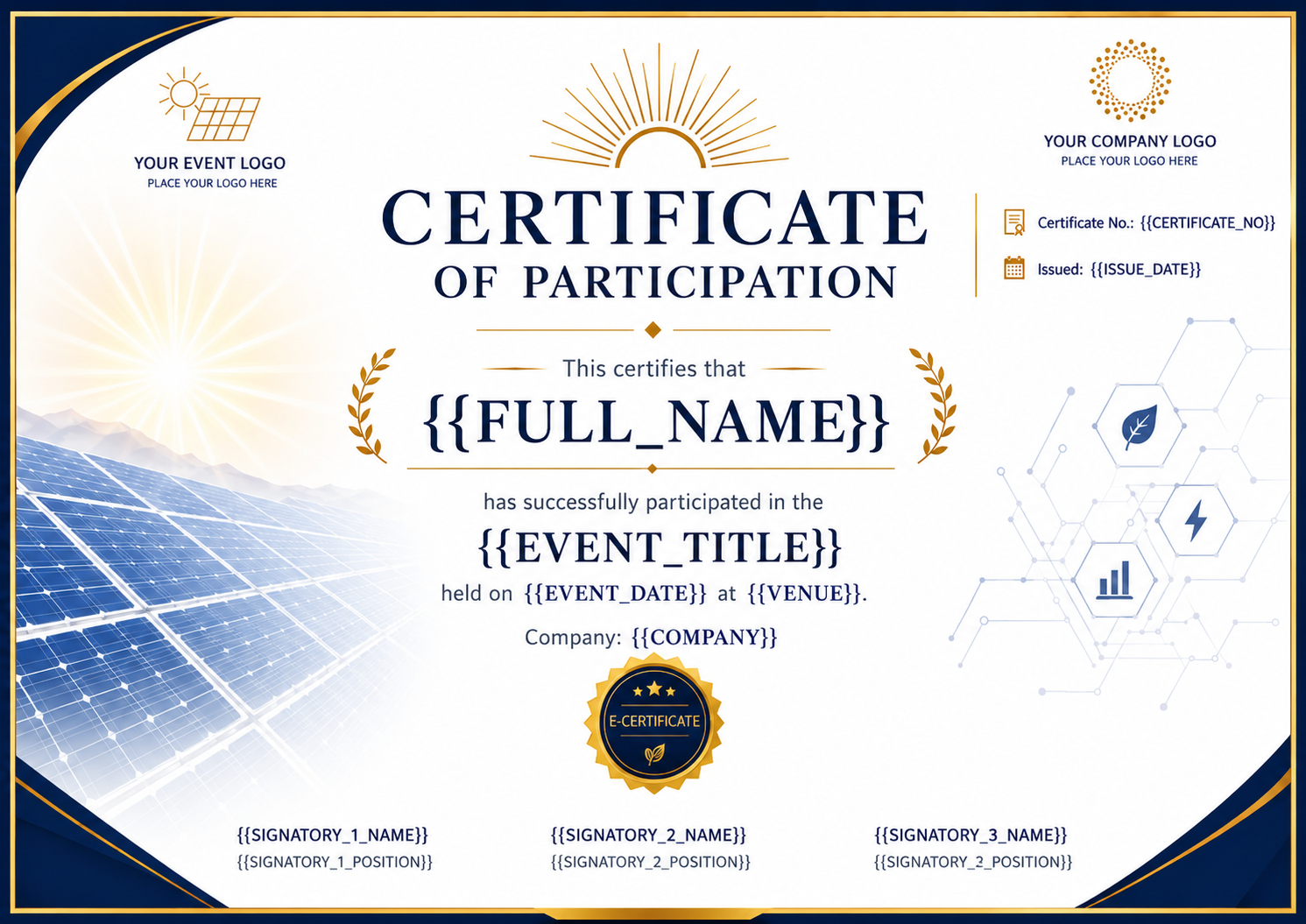 Certificate reference
